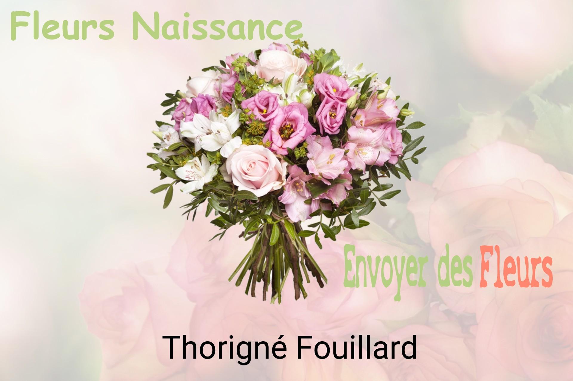 Bouquet de fleurs de naissance livré à Thorigné-Fouillard